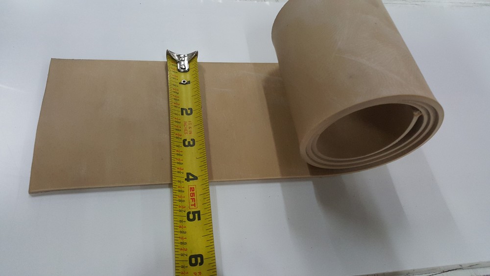 TAN GUM RUBBER ROLL 1/4X4"X10FT