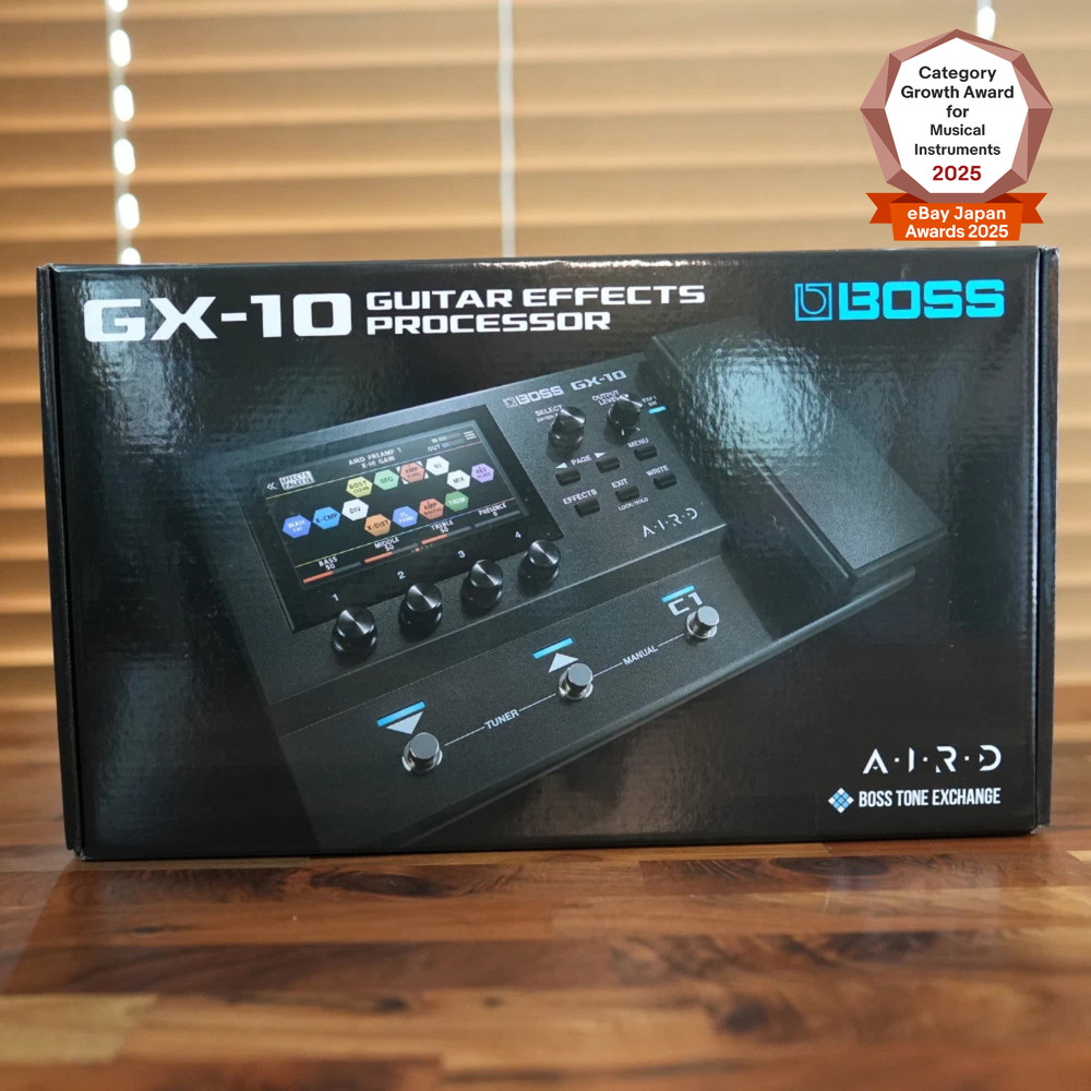 BOSS GX-10 Guitar Multi-Effects Processor AIRD Amp Modeling Touch Screen NEW