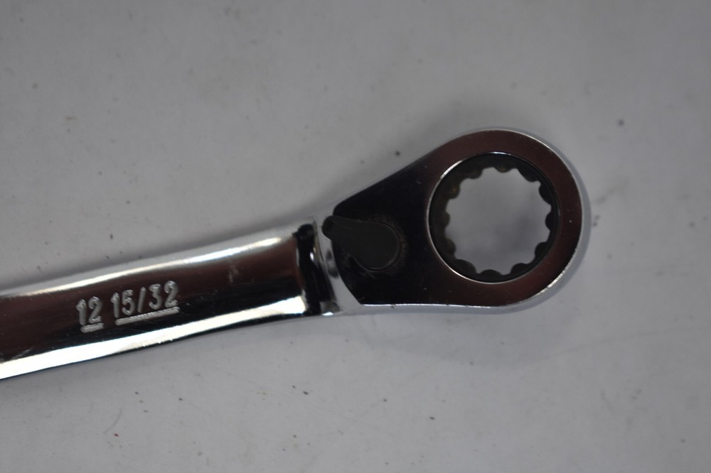 Partsmaster 双面棘轮组合扳手镀铬工具 CR-V 12 毫米-
