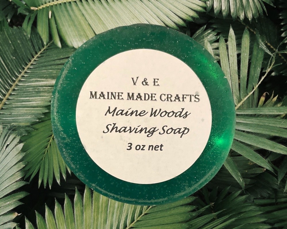 Glycerin Shaving Soap - Maine Woods