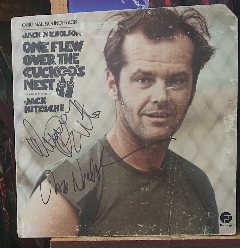 Jack Nicholson signed LaserDisc