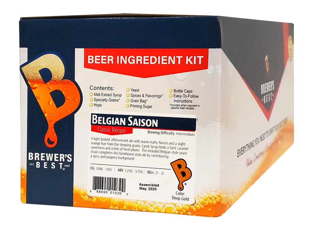 Belgian Saison Beer Ingredient Kit for Home Brew Beer Making