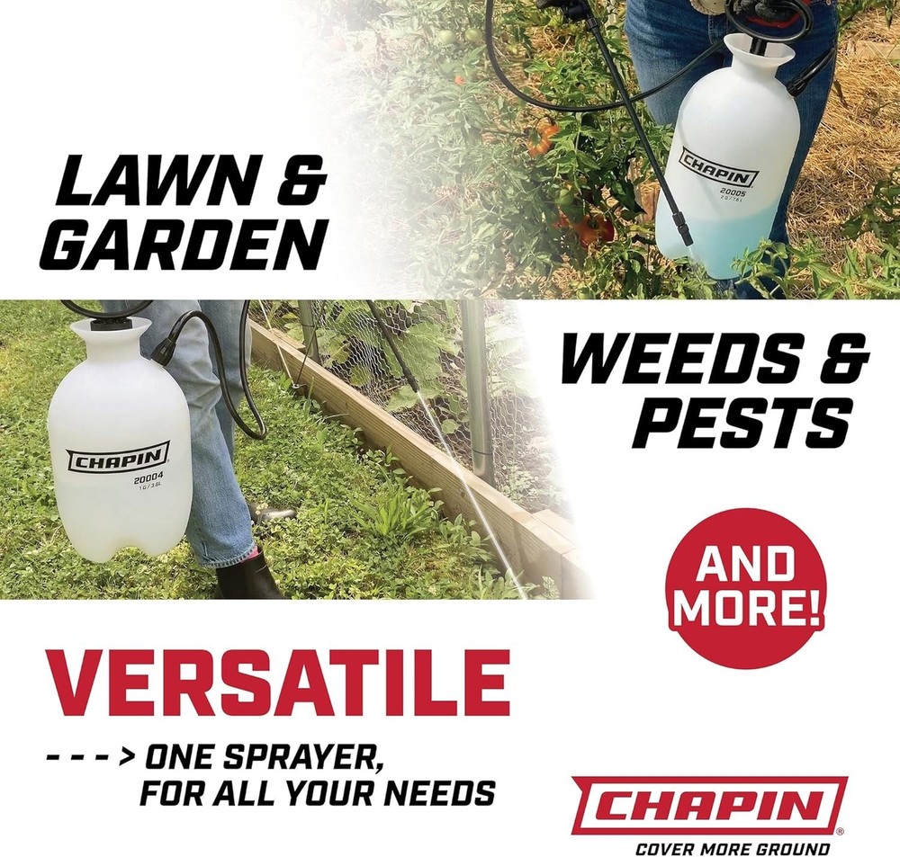 Chapin 20006 3-Gallon Pump Sprayer: Ergonomic & Versatile Lawn Care Solution