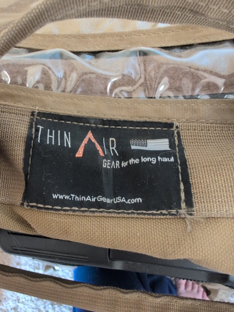 USMC Thin Air Gear Rolling Deployment/Backpack Coyote Brown - 3 Dividers