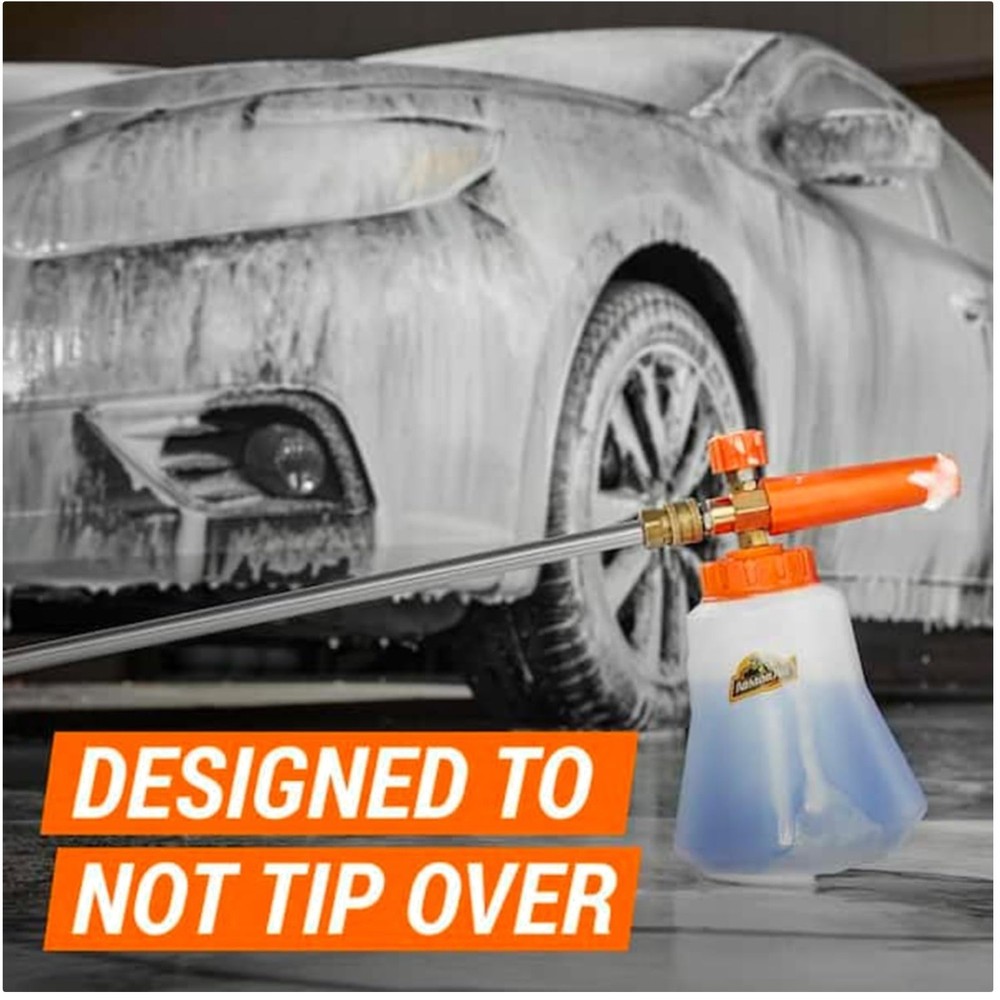 Foam Cannon Connects to Power Washer=