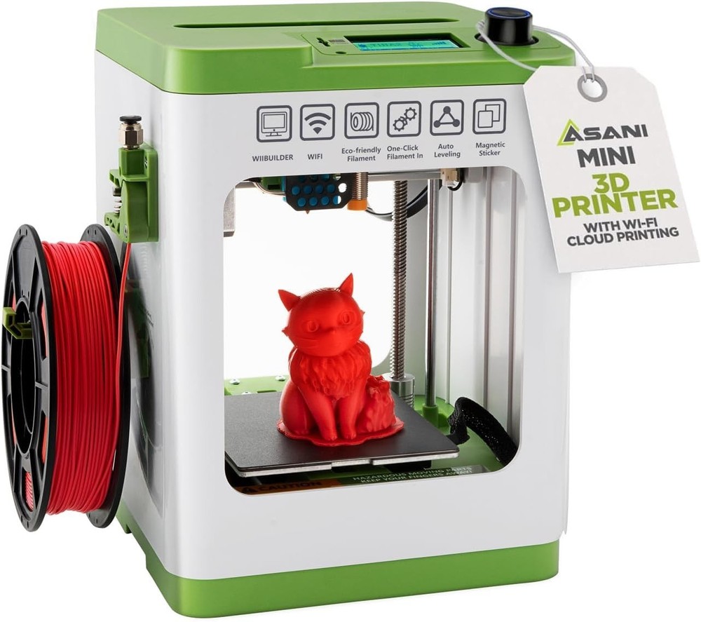 Mini 3D Printer for Kids Beginners Complete Kit Auto Leveling WiFi Compatible