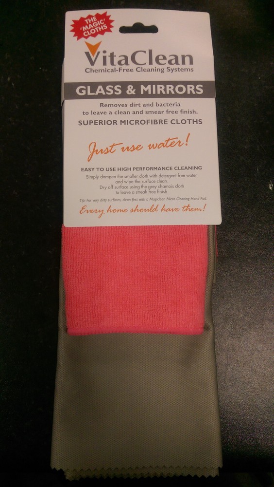 VITACLEAN GLASS & MIRRORS MICROFIBRE CLOTHS