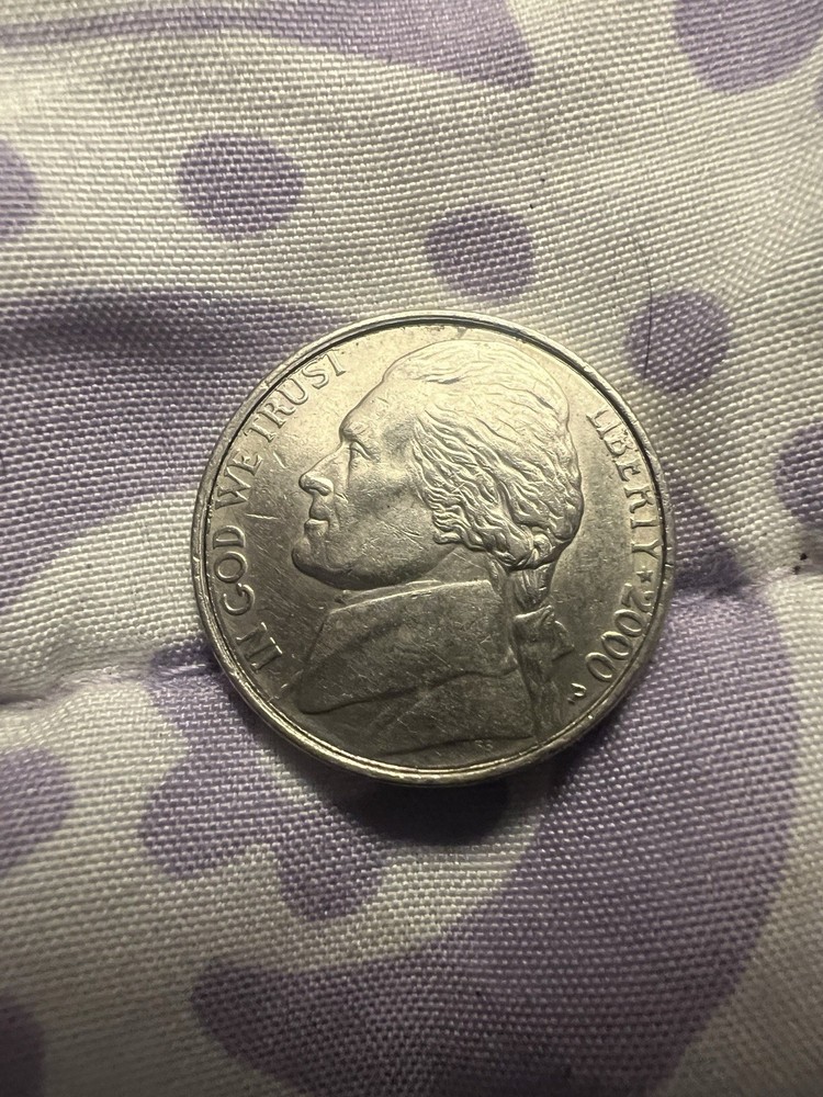 2 Sided Double Headed Nickel Front &Back both Heads 2 Different Years 2000/1982