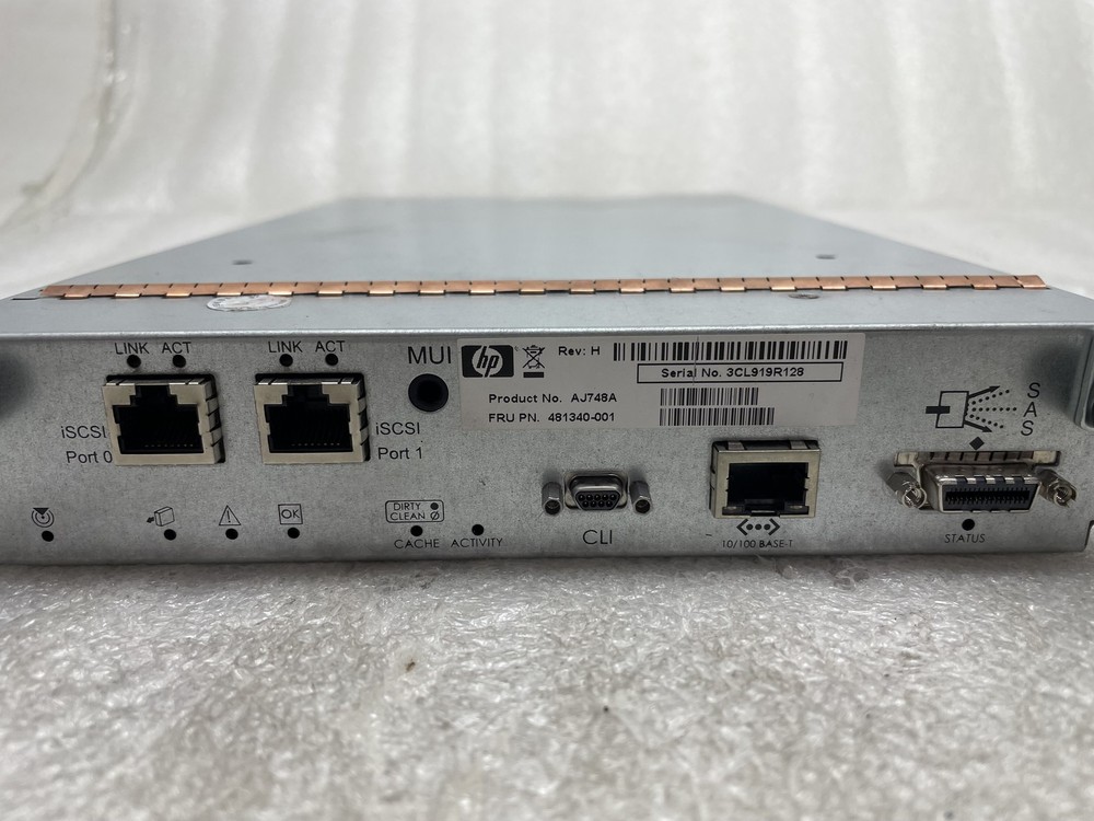 HPE AJ748A Smart Array RAID iSCSI Controller Dual Port for MSA2000i