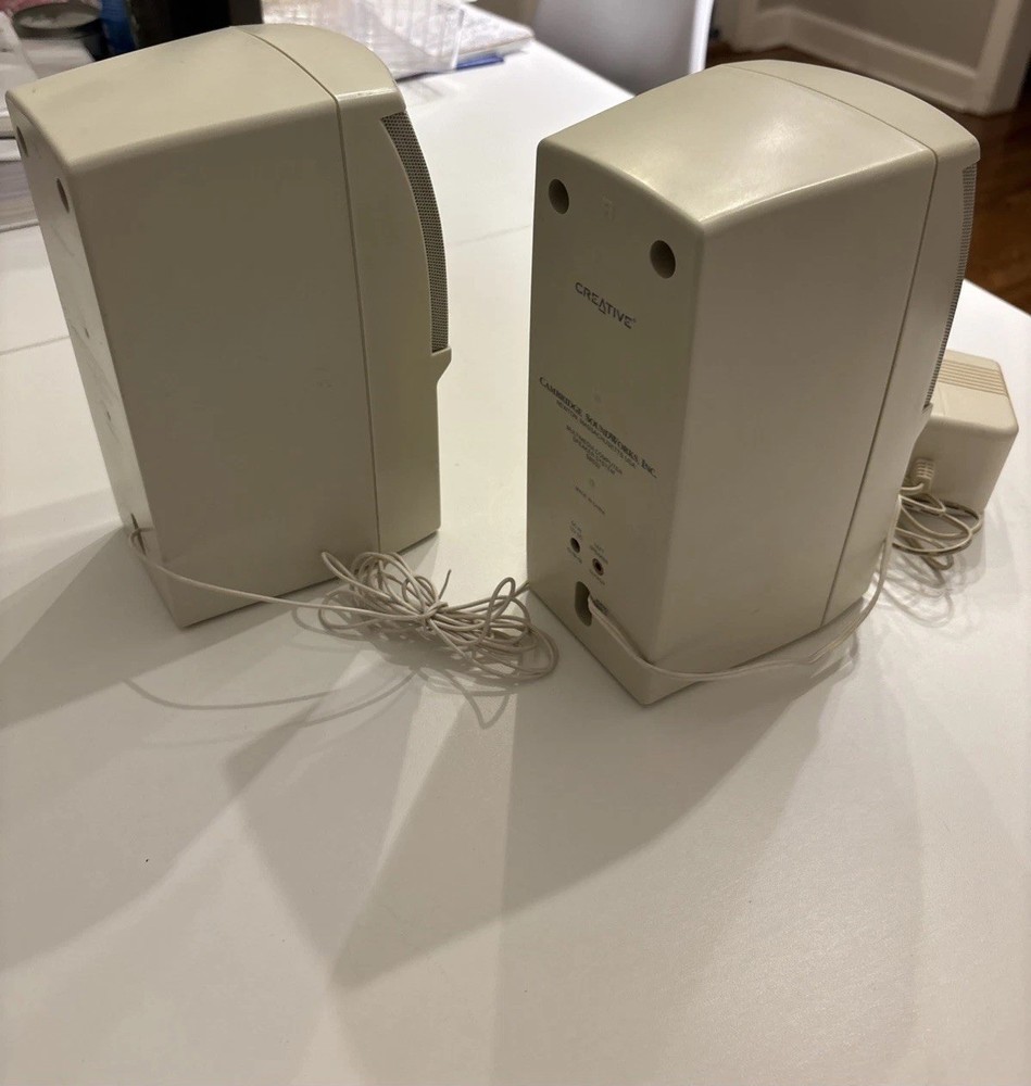 Cambridge SoundWorks SBS52 Multimedia Computer Speaker System Desktop PC Working