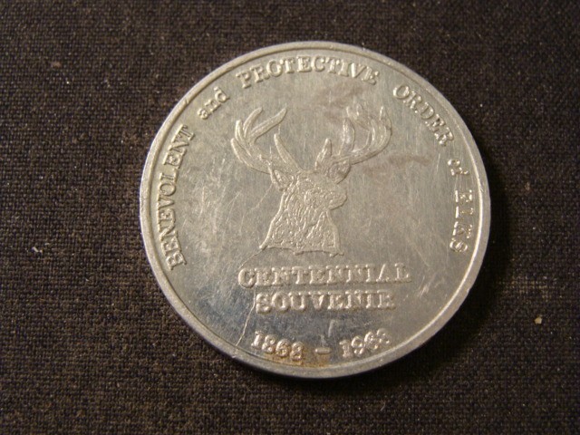 B.P.O.E. token gf .25 it Portland OR