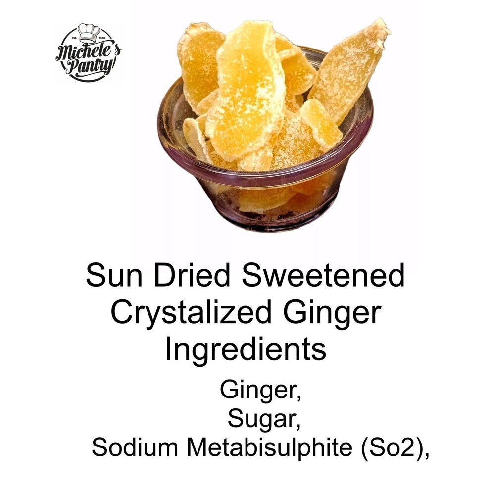 Michele's Pantry Sun Dried Crystalized Ginger 4 lbs.
