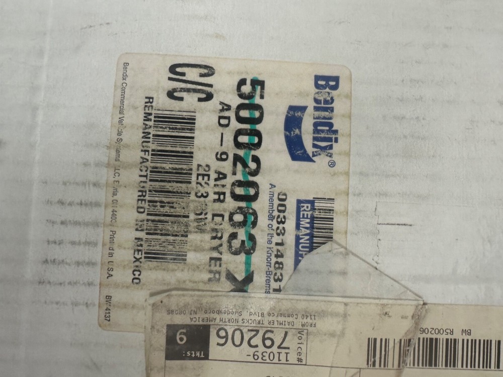 Bendix 5002063X AD- 9 Air Dryer