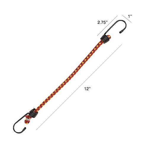 12" Bungee Cords - 10 Pack 12 Inch