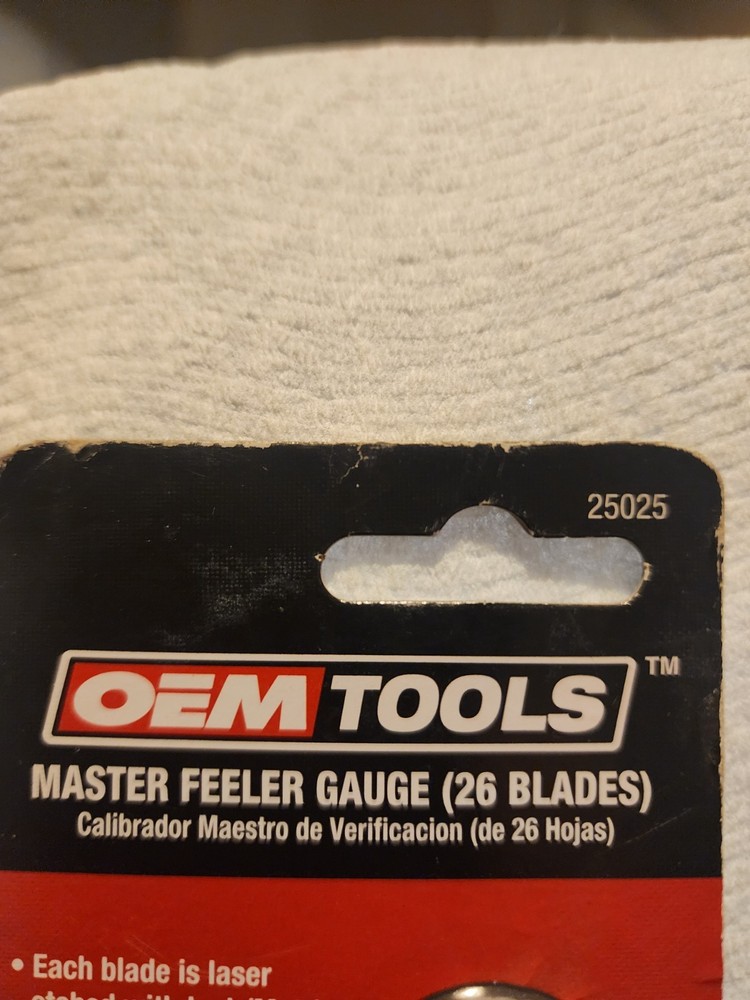OEMTOOLS 25025 26 Blade Master Feeler Gauge