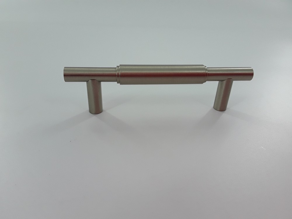 3-3/4" COLMAR SOLID BRASS CABINET PULL- BRUSHED NICKEL