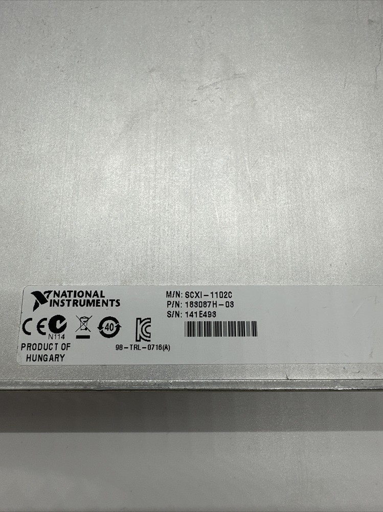 National Instructions NI SCXI-1102C**Pre-Owned**