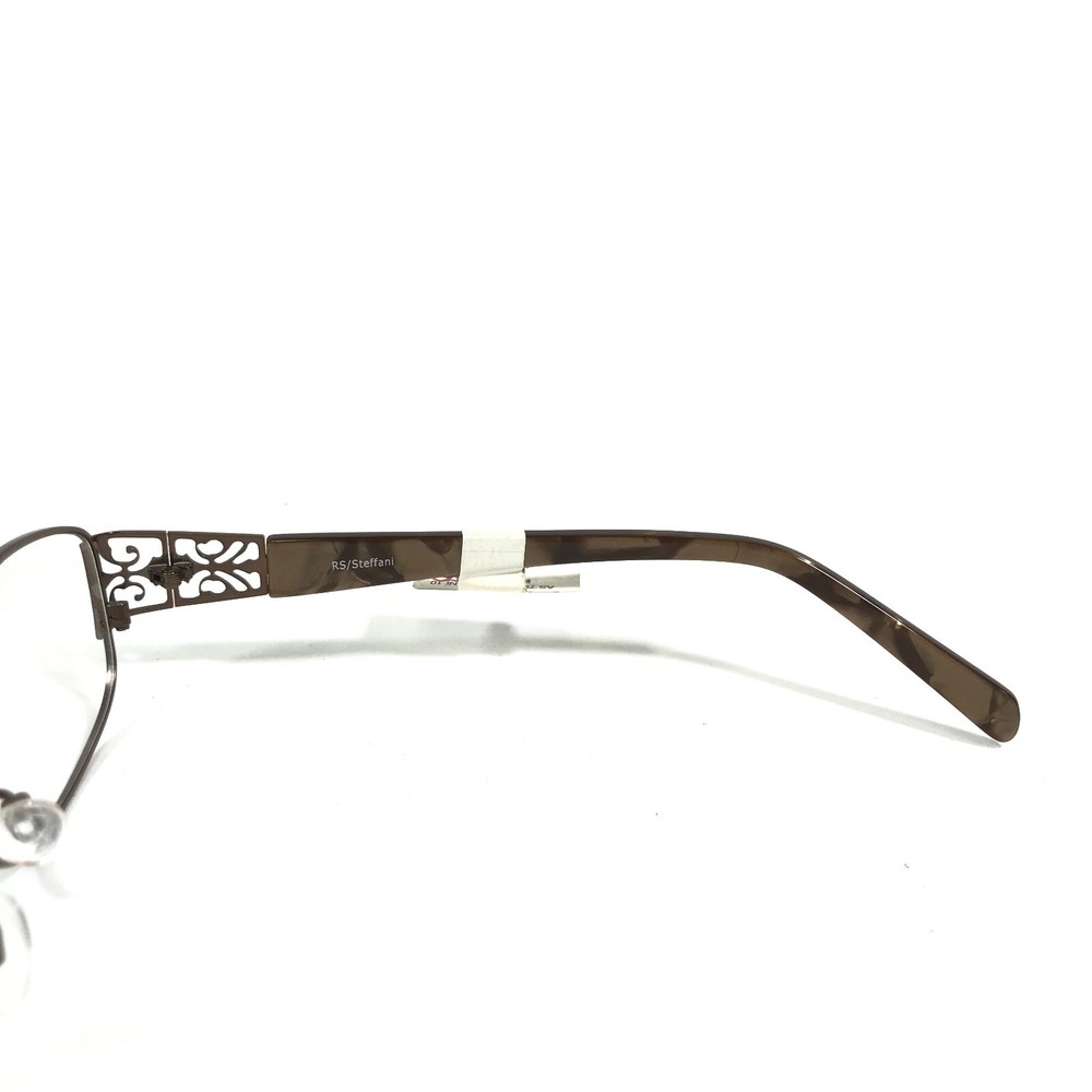 Roberto Steffani AS 79 COL 10 Eyeglasses Frames Brown Rectangular 53-16-135