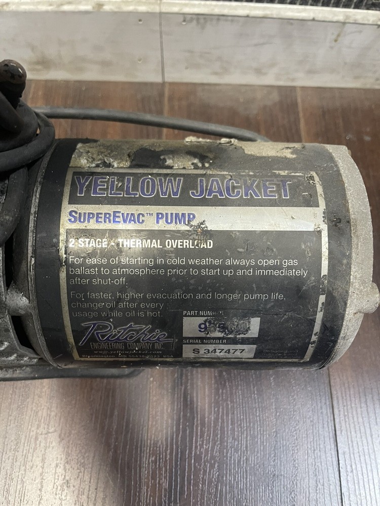 Yellow Jacket 93560 SuperEvac Two-Stage Vacuum Pump