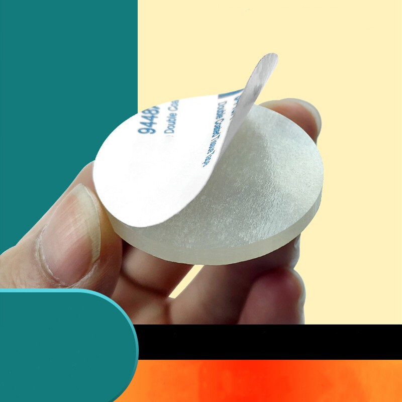 10Pcs Silicone Solid Discs 5mm~150mm Self Adhesive Round Pad Sealing Cushioning