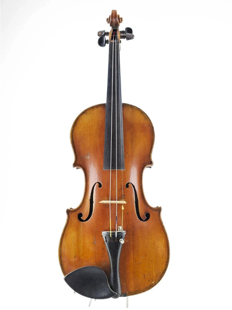 German Violin Marked Carl August Neumarker 4X4