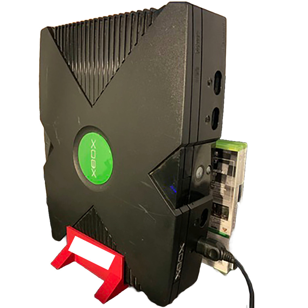 Microsoft Original Xbox Vertical Stand Console Holder Display Mount Cradle Rack