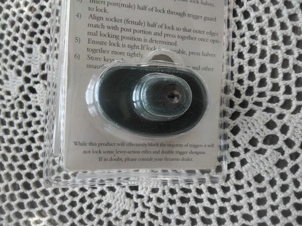 Unex Gun Trigger Lock NEW