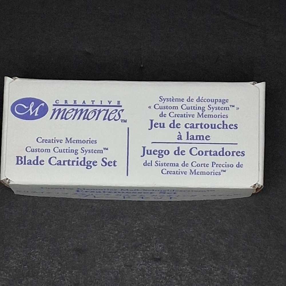 Creative Memories Collection Gemstone & Oval Patterns with Blade Cartridge Set