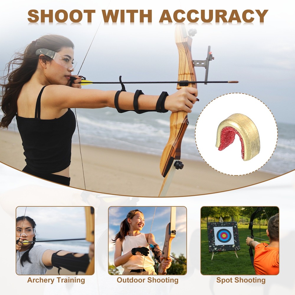 30 Pcs 6x3mm Bow String Nocking Points Red