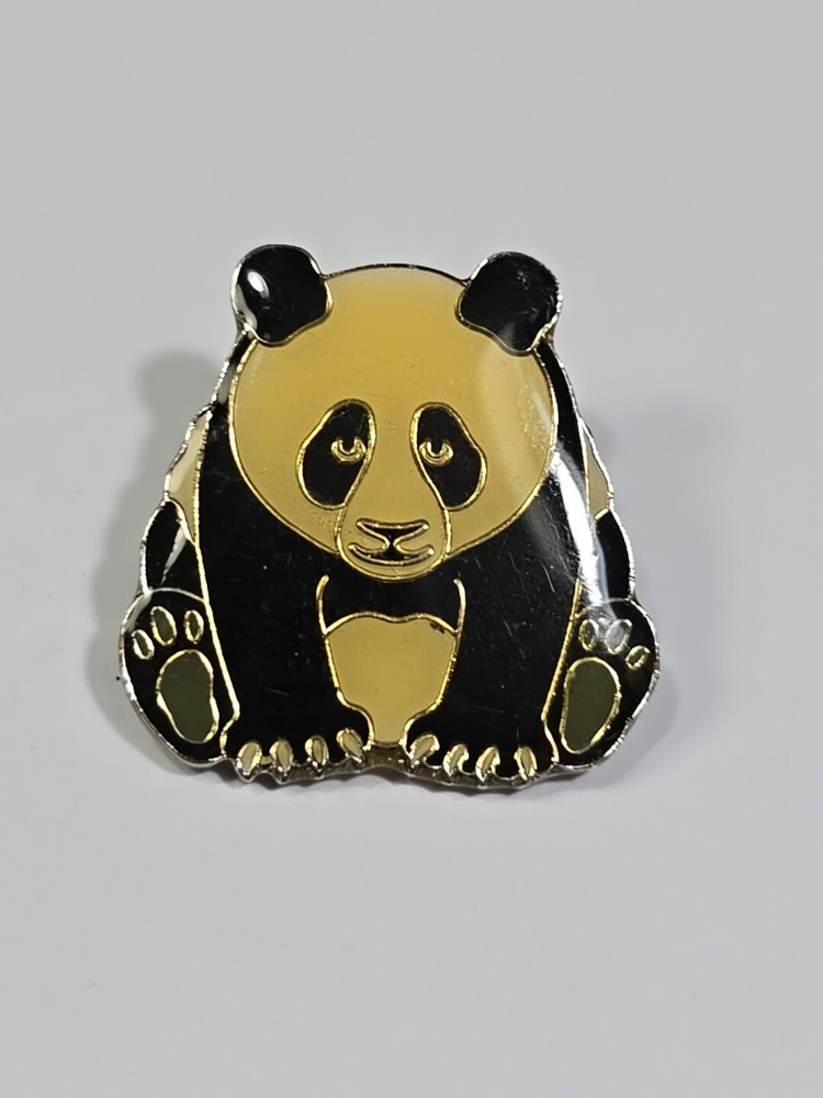 Panda Pear Sitting Lapel Pin