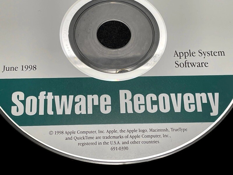 RARE Vintage Macintosh Service Source CD June 1998 System Software Restore