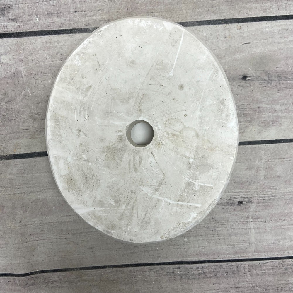 Vintage Unbranded Ceramic Slip Casting Mold Round Base