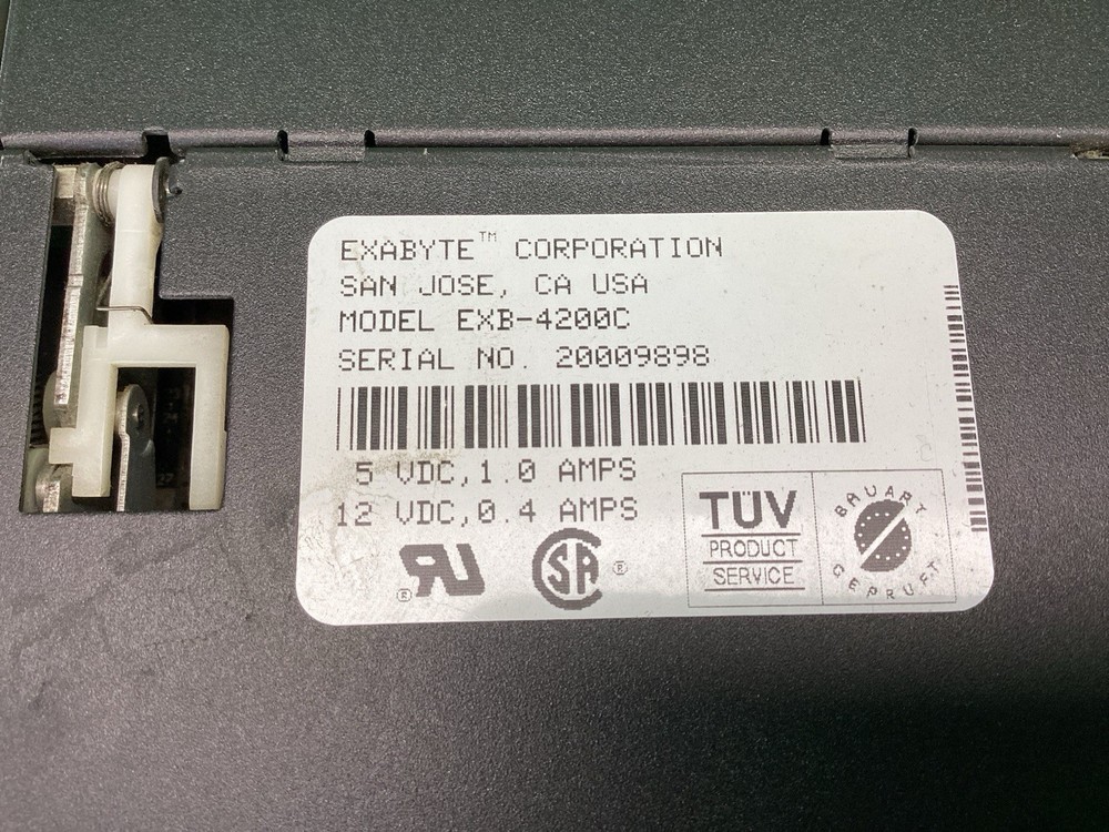 Exabyte EXB-4200B Internal Beige Tape Backup Data Drive - UNTESTED