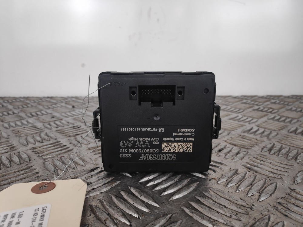 AUDI A3 8VM,8VS 14-20 GATEWAY MODULE 5Q0907530AF