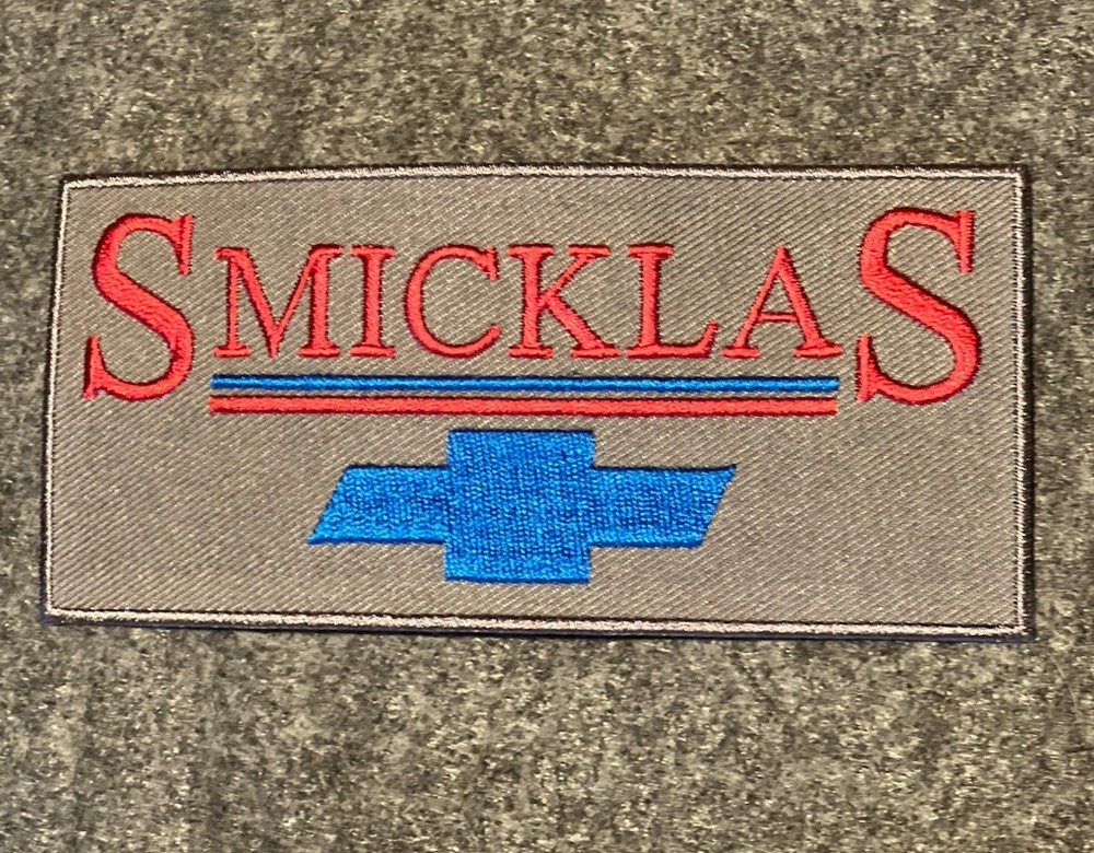 Smicklas Chevrolet Patch - 5 x 2.25 inches