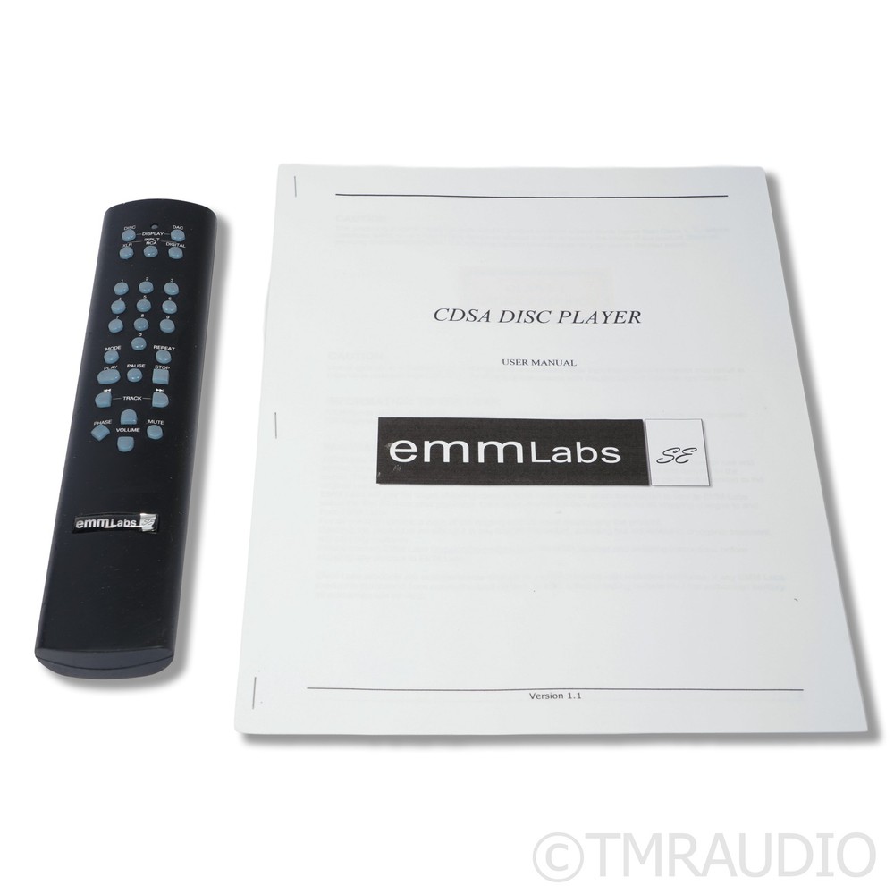 EMM Labs CDSA SE CD/SACD Player