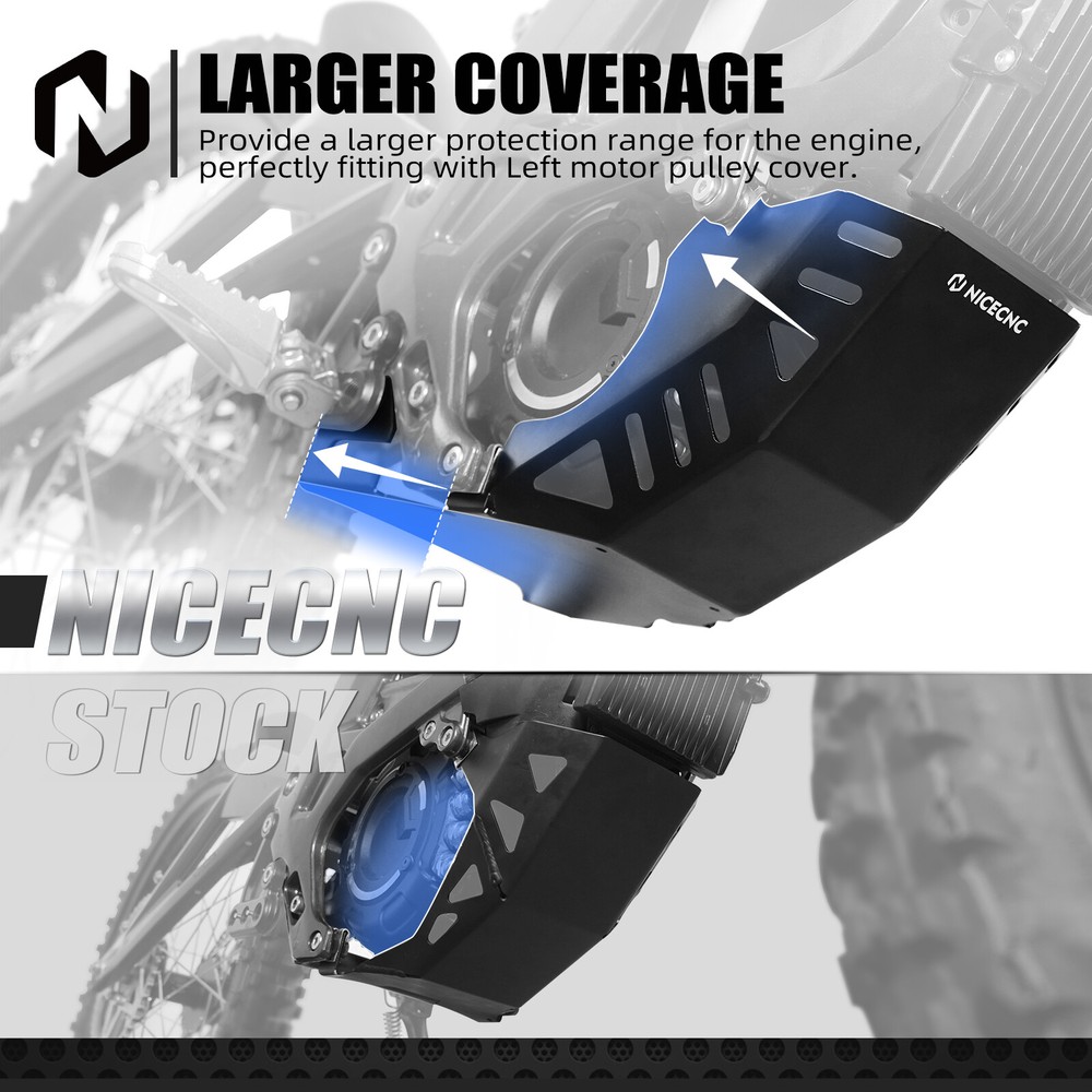 NICECNC Skid Plate Engine Bottom Protector Guard For Surron Light Bee X S L1E