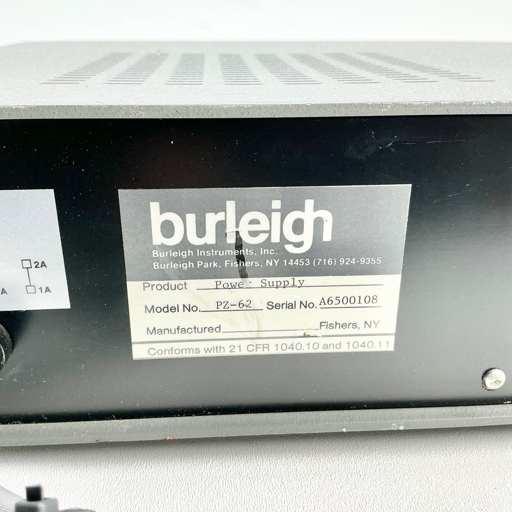 Burleigh Instruments PZ-62 Variable DC Power Supply Piezo Controller 3-Channel