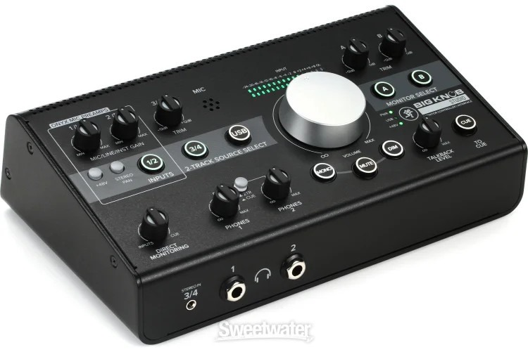 Mackie Big Knob Studio 3x2 Studio Monitor Controller and Interface