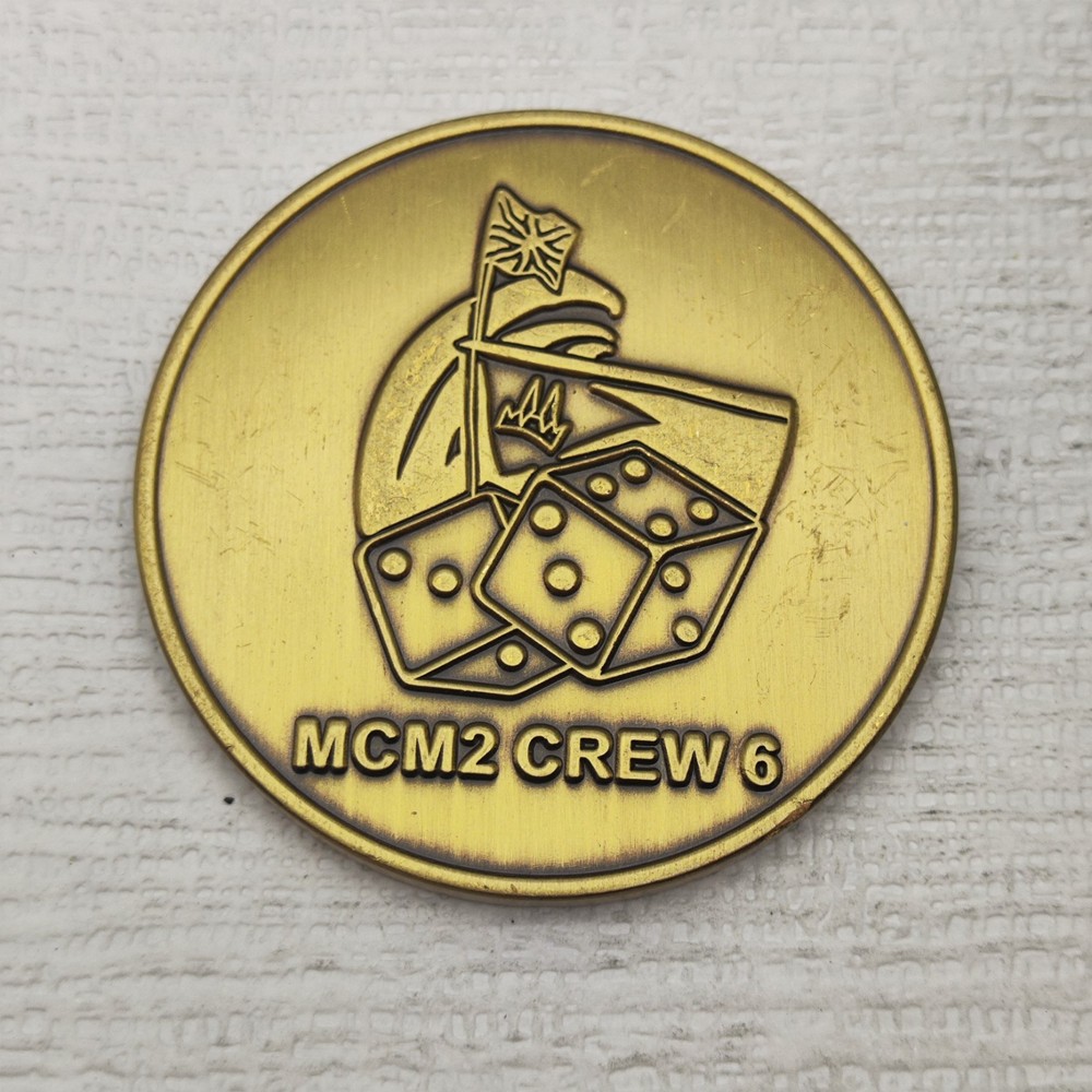 USS MCM2 Crew 6 Challenge Coin