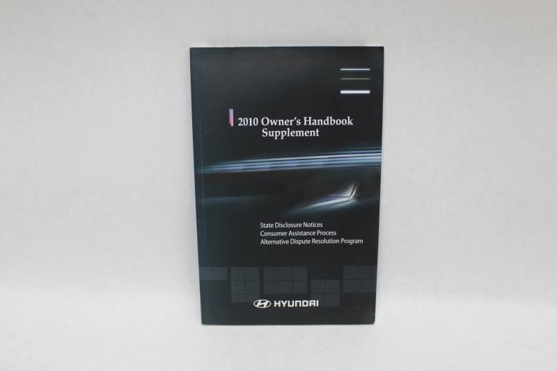 GENESIS 2010 Owners Manual 2448980