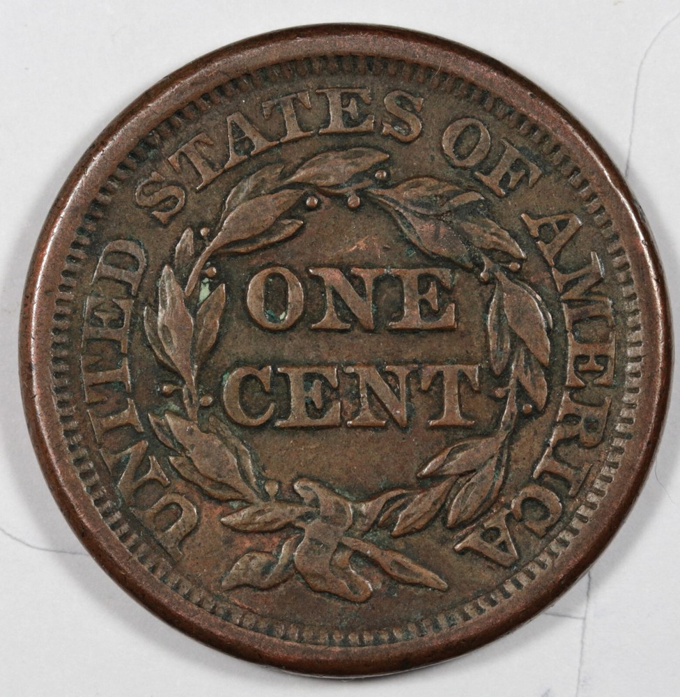 1856 Large Cent. XF. 200250