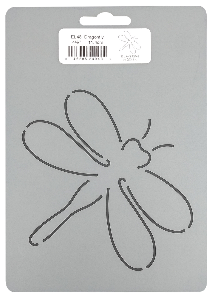 2 Stencils Quilting Stipple Dragonfly Quilt Patterns Continuous Line Background