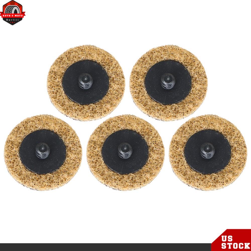 71PCS 2" Quick Change Disc Roll Lock Sanding Discs Set W/ 1/4 Holder Die Grinder
