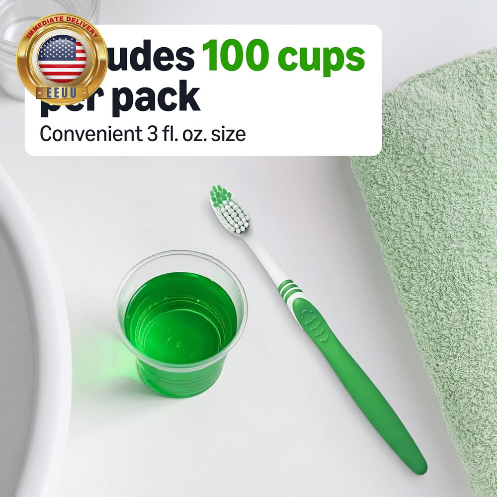 Mini Disposable Clear Plastic Cups, 3Oz, 100 Count ⭐️⭐️⭐️⭐️⭐️