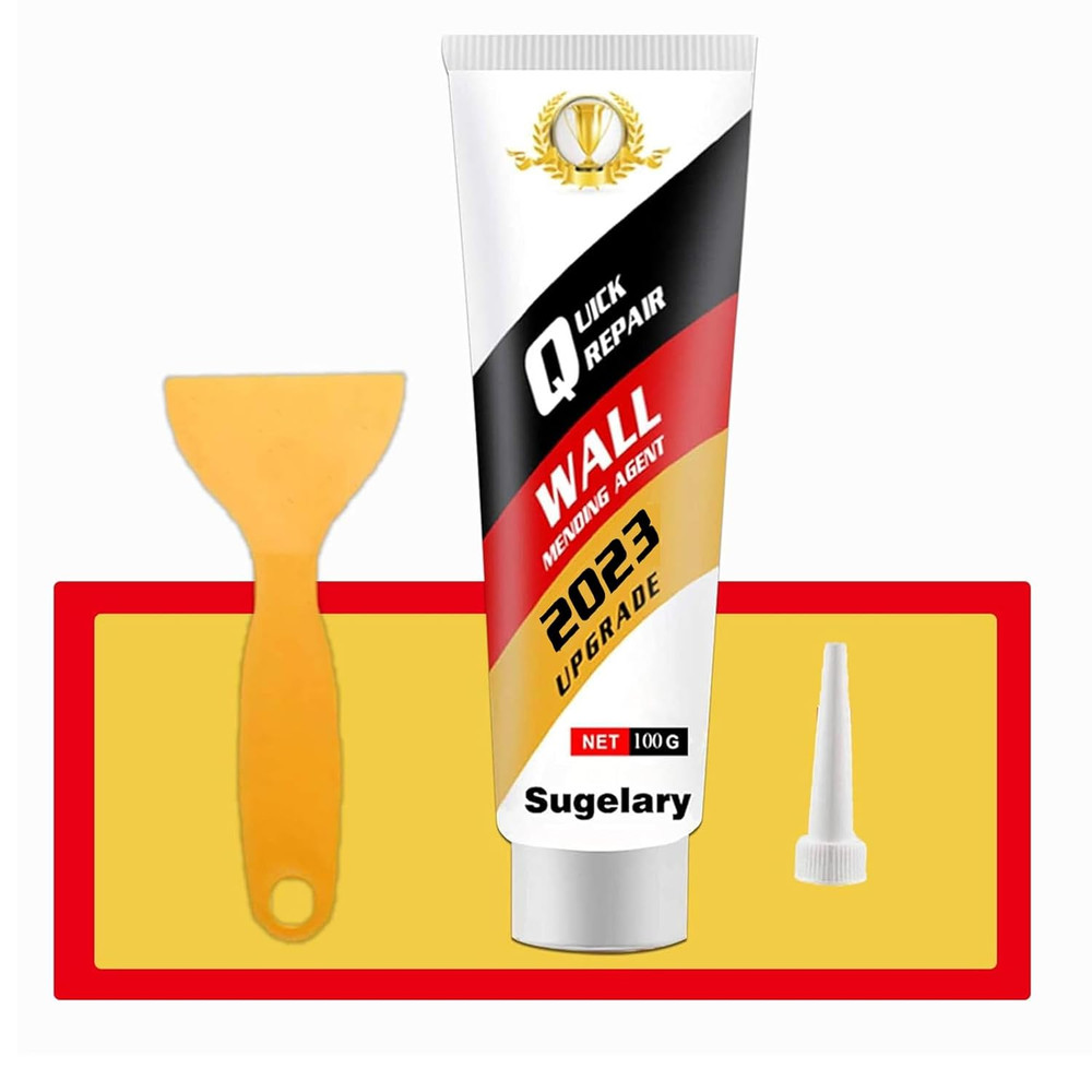 Drywall Patch Repair Kit with Scraper, Wall Spackle Paste, Mending Agent Quic...