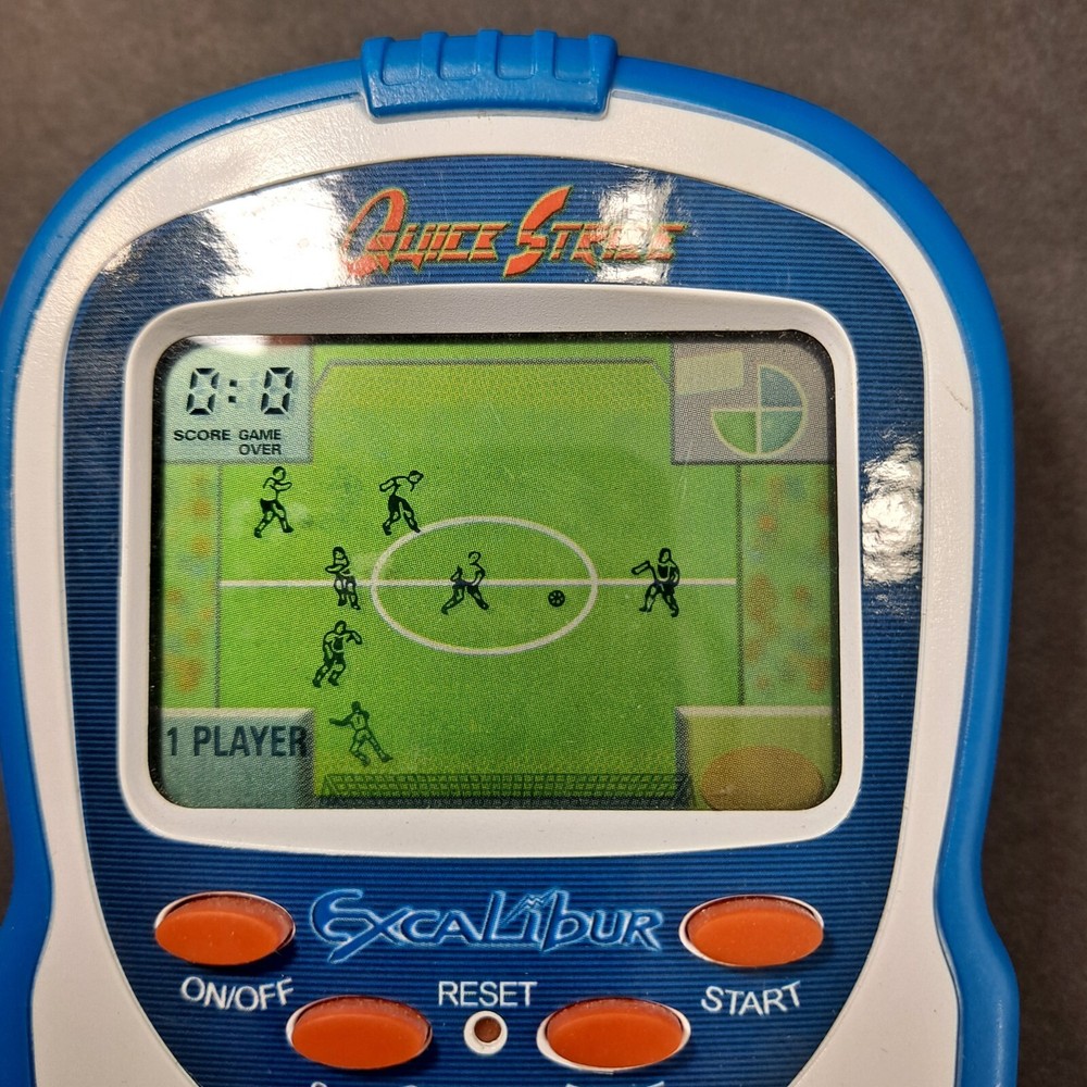 Excalibur Quick Strike Soccer Handheld Electronic Game - Tested And Works