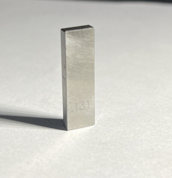 .131 Starrett-Webber Gage Block Used