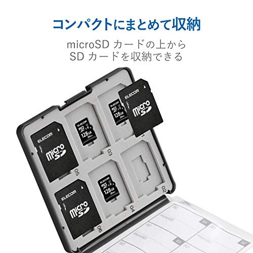 Memory card case SD case black CMC-SDCPP24BK