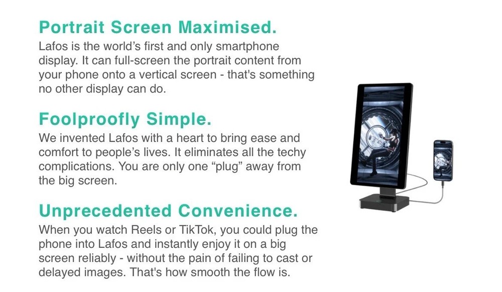 NEW - Lafos Pro Smartphone Screen Display